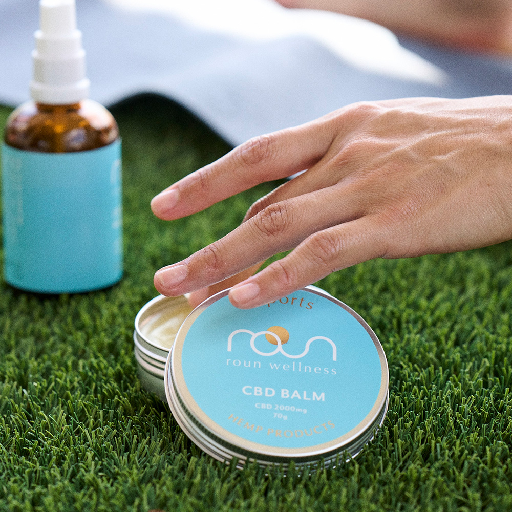 新品・未開封 CBD スポーツ バーム 70g roun 2個セット roun CBD スポーツ バーム 70g 2000mg 配合 ラウン マッスル